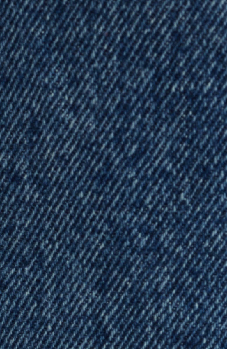 FARM Rio Cornely Embroidered Raw Hem Crop Jeans, Alternate, color, Denim