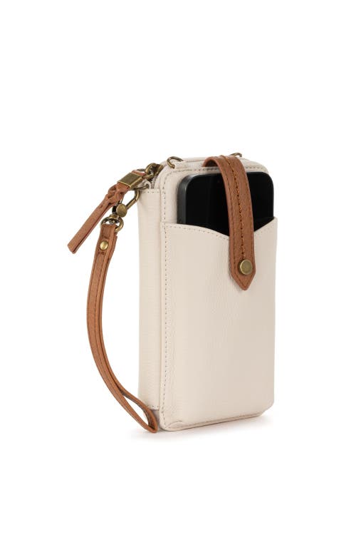 The Sak Silverlake N/s Smartphone Crossbody In Stone Block