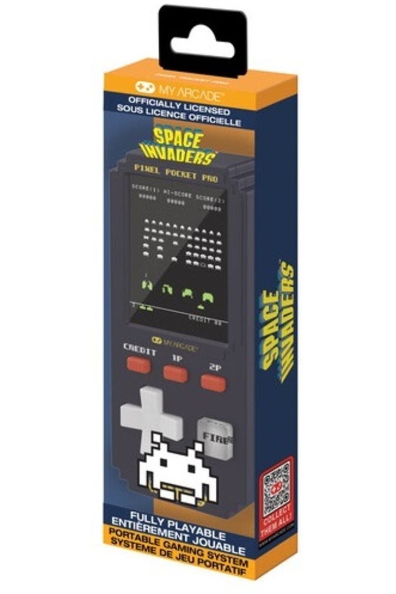 Myarcade Dgunl7133 Space Invader Pixel Pocket Pro, Main, color, Multicolor