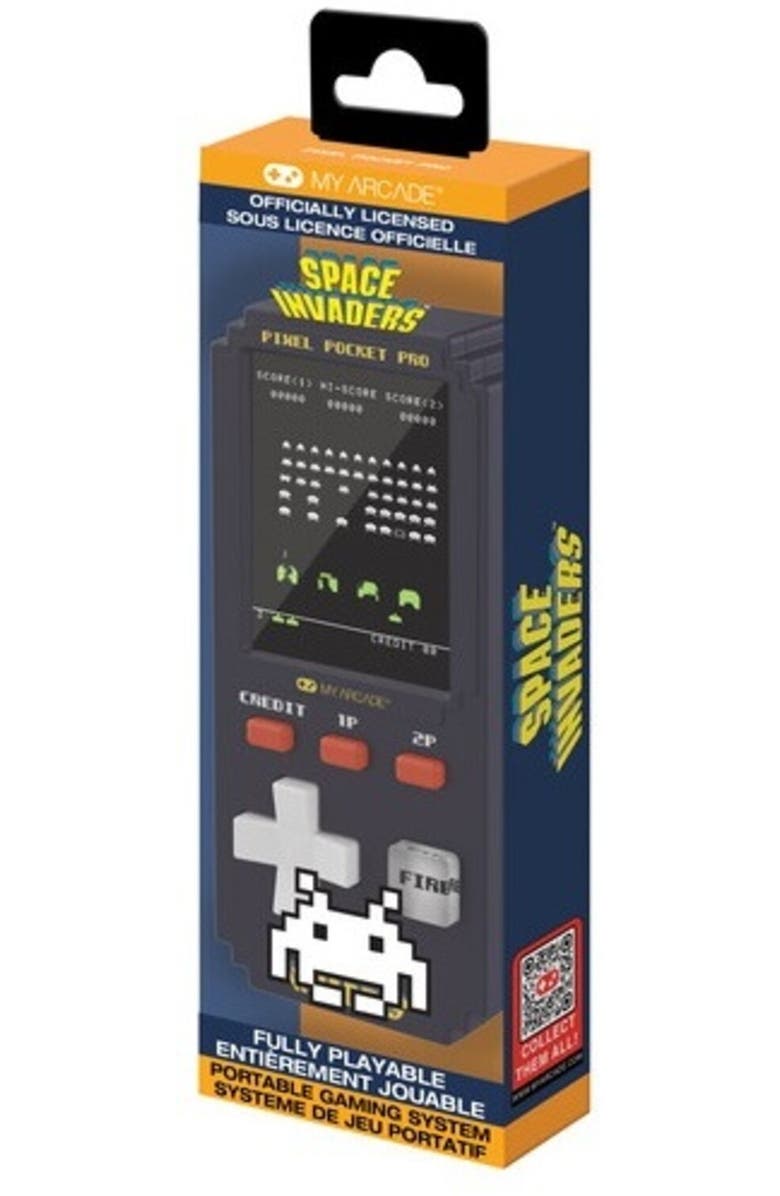 My Arcade Myarcade Dgunl7133 Space Invader Pixel Pocket Pro, Main, color, Multicolor
