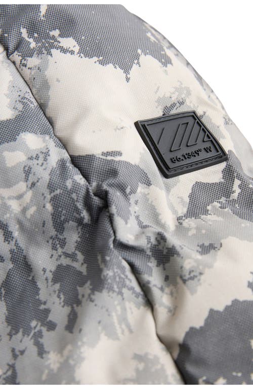 Next Kids' Camo Print Hooded Jacket In Gray