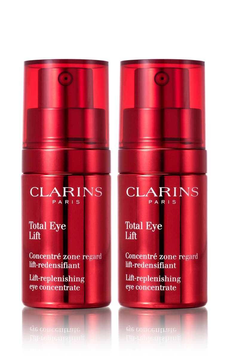 Clarins Total Eye Lift Firming & Smoothing Anti-Aging Eye Cream Duo $184 Value, Alternate, color, 