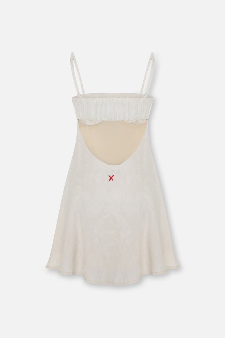 Daydreamers Strappy Backless Mini Dress, Alternate, color, Beige