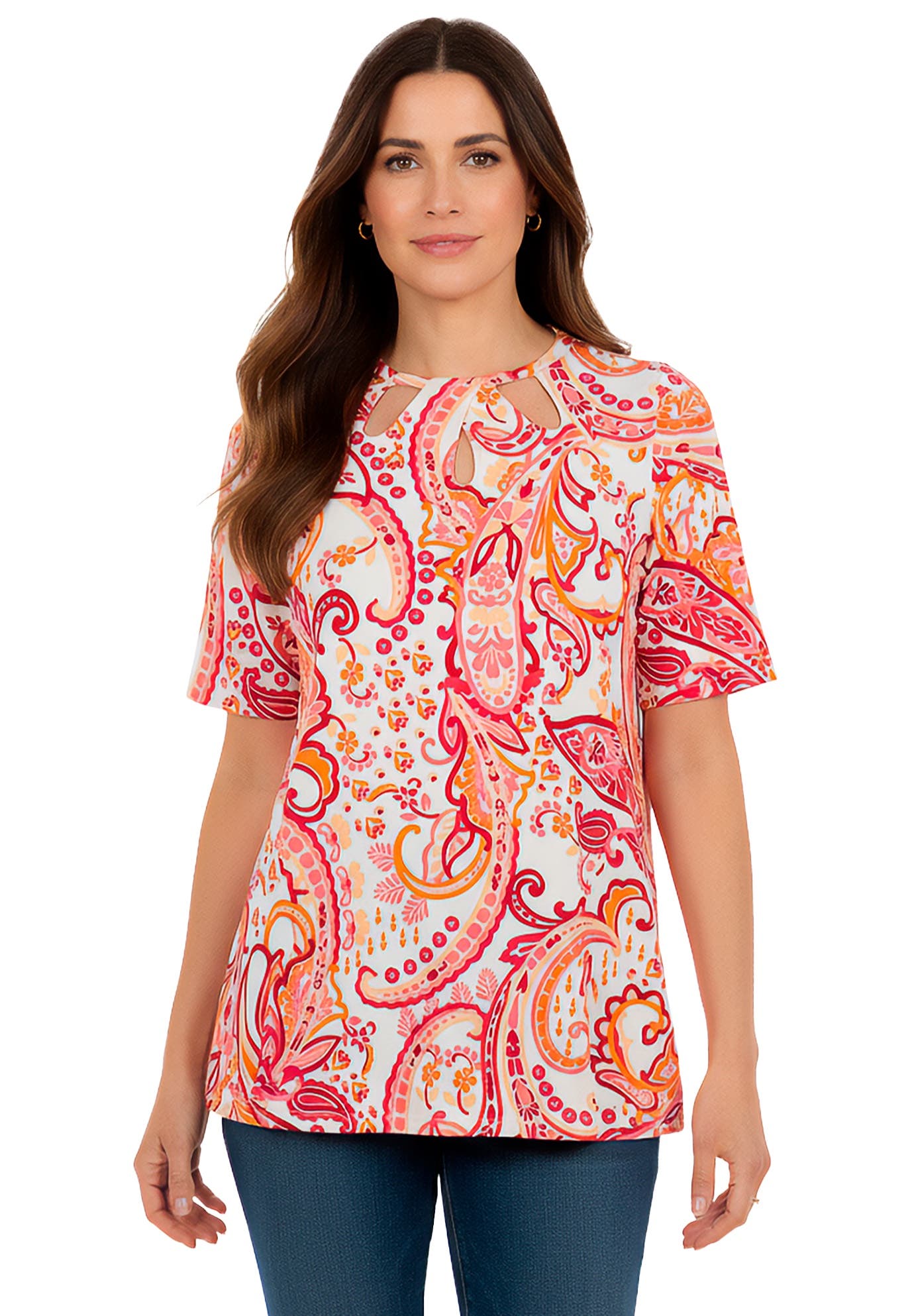 PINK PAINTERLY PAISLEY