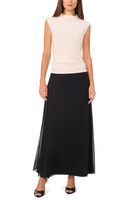 Halogen ® Mock Neck Sleeveless Top In Silver Birch