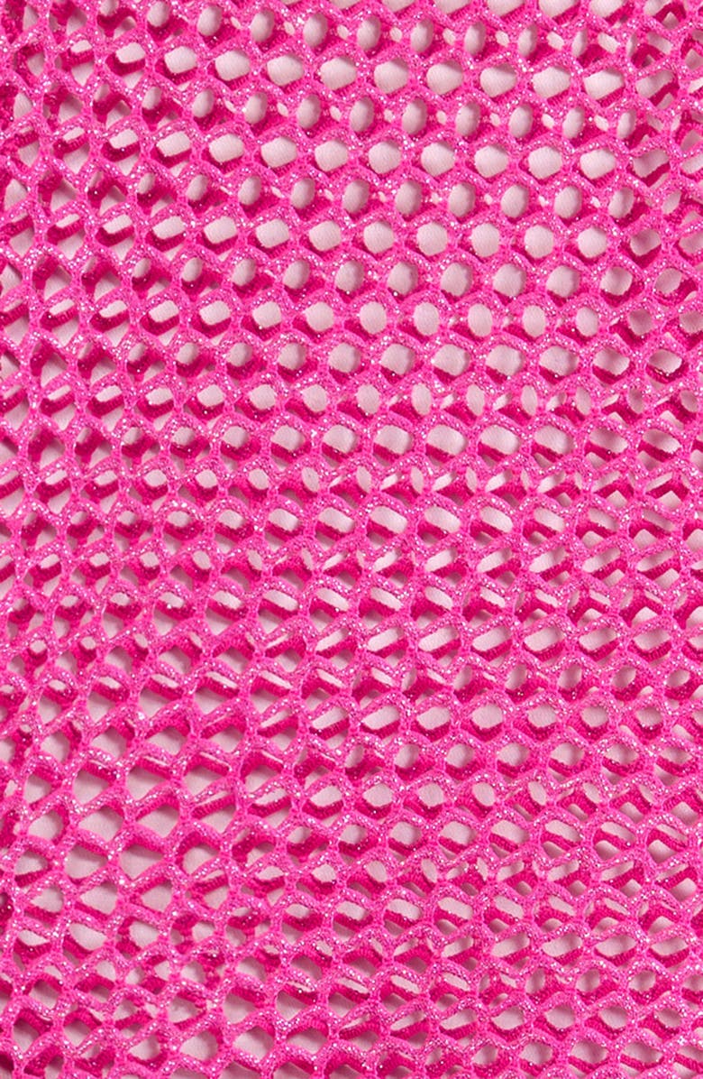 Ava & Yelly Kids' Mesh Tank & Shorts Cover-Up Set, Alternate, color, Fucshia