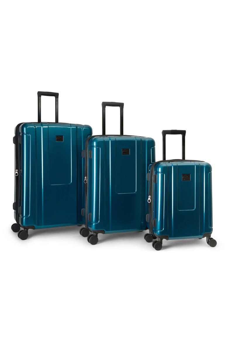 Malibu 3 Piece Set (20"/26"/30") Softside Expandable Luggage with Spinner Wheels, Main, color, Whale Blue
