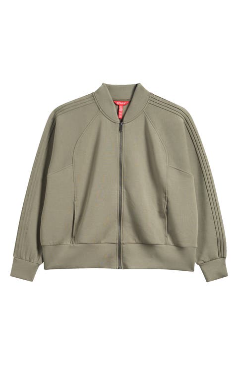 Pintuck Full Zip Track Jacket