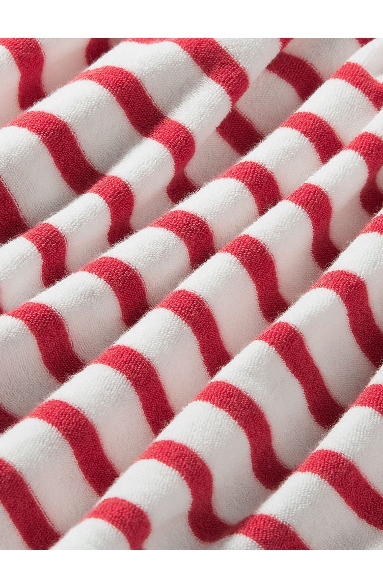 Tea Collection New Stripe Tie Shoulder Twirl Dress, Alternate, color, Pomme
