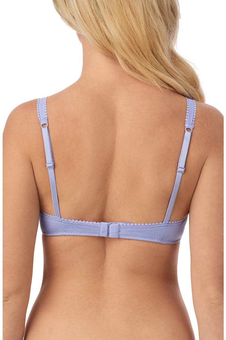 Stretch Cotton Bralette, Alternate, color, THISTLE