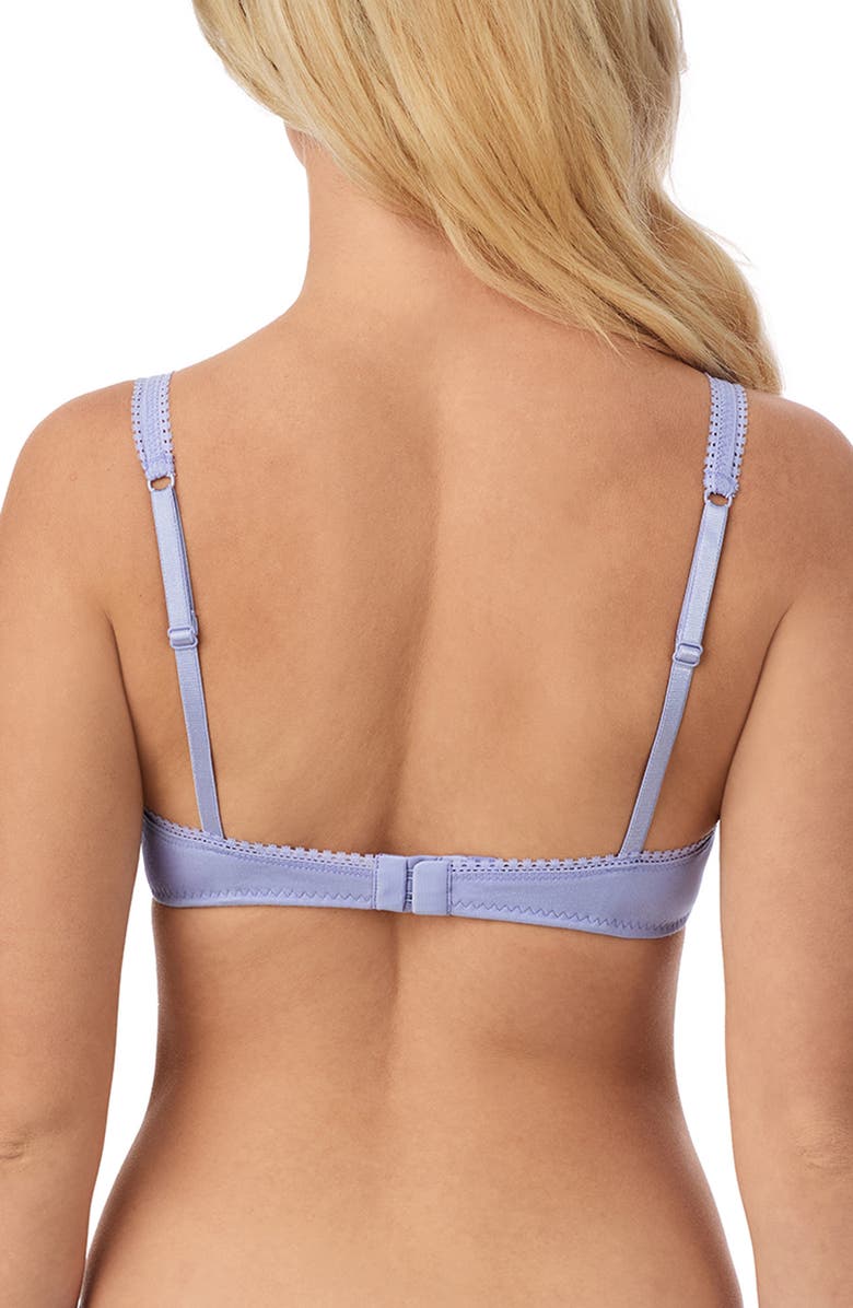 On Gossamer Stretch Cotton Bralette, Alternate, color, Thistle