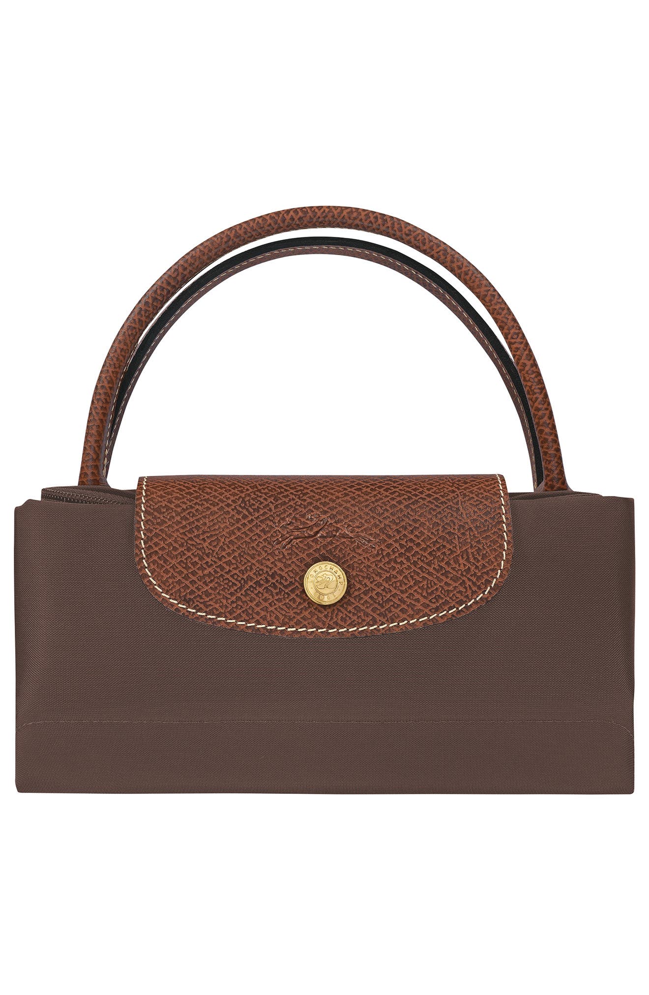 Small Le Pliage Recycled Nylon Top Handle Bag, Alternate, color, MOCHA