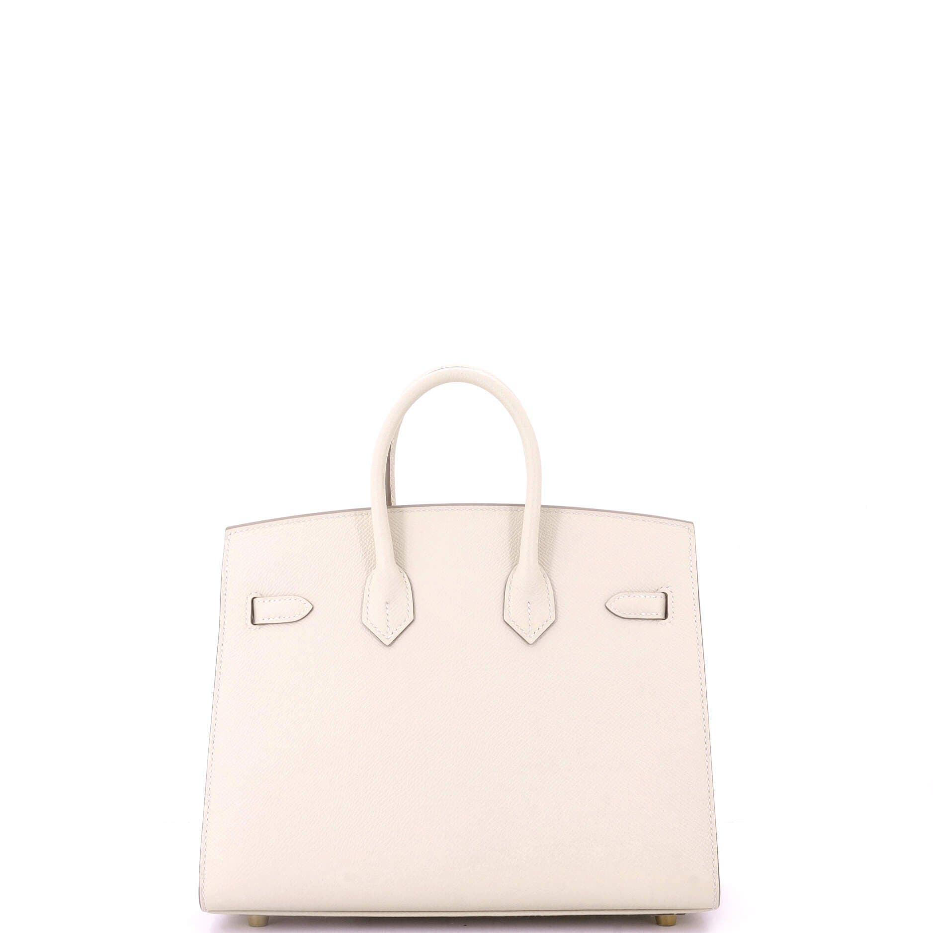 Pre-Owned Hermes Birkin Sellier Bag Light Epsom with Gold Hardware 25, Alternate, color, 