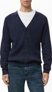 MANGO Ribbed Cotton Blend Cardigan