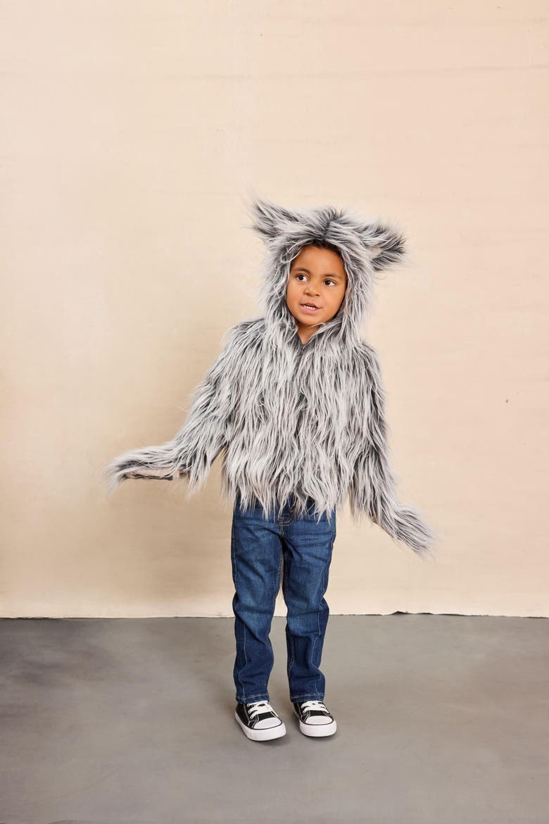 Werewolf Hoodie for Kids, Alternate, color, Grey