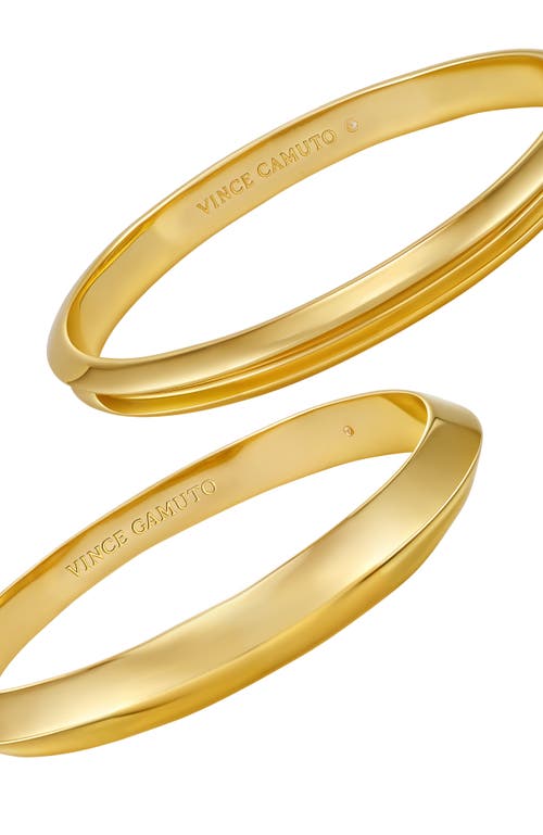 Vince Camuto Bangle Bracelet Set In Gold
