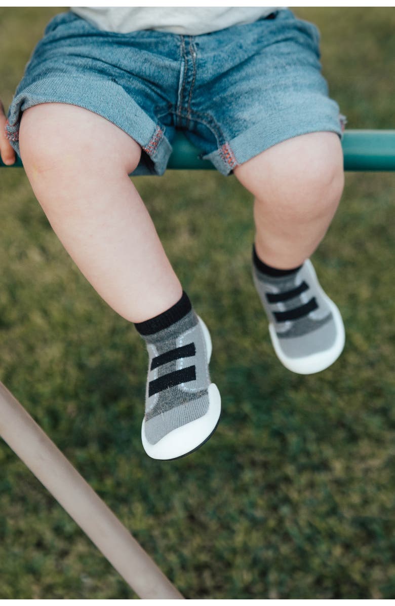 Komuello Toddler Sock Shoes Walker - Black, Alternate, color, Black