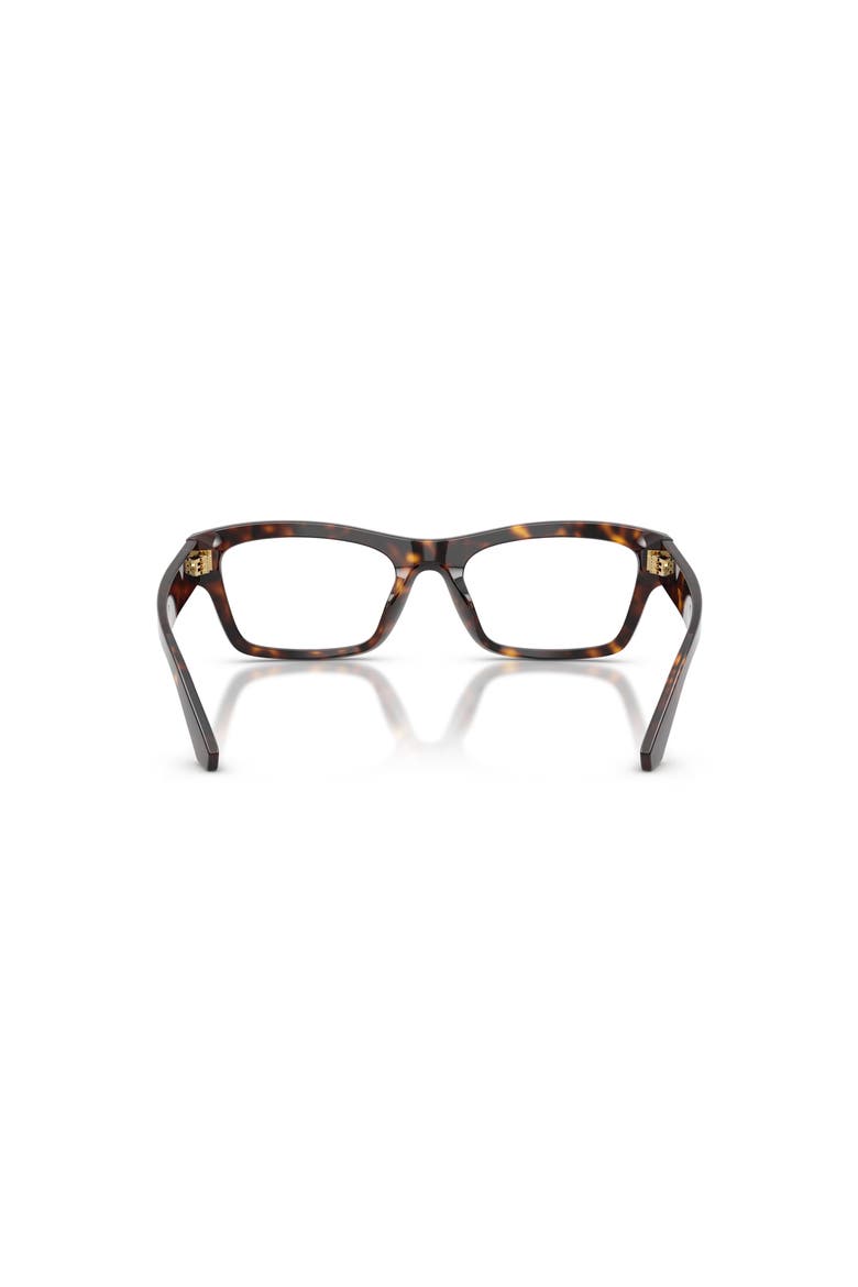 54mm Rectangle optical glasses, Alternate, color, Tortoise