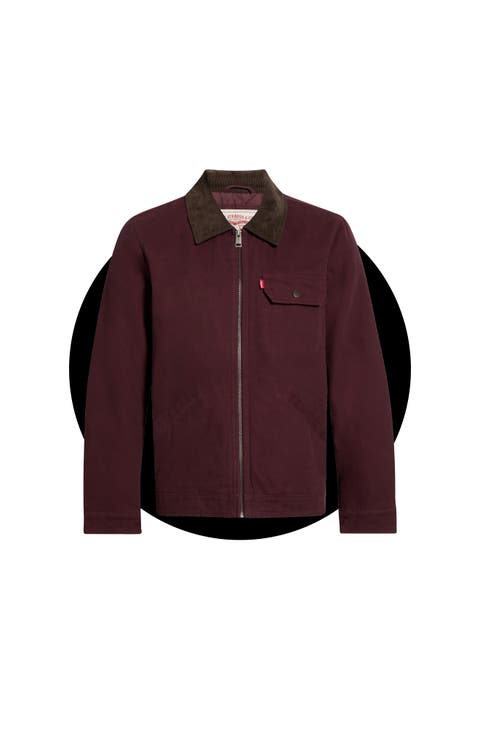 Corduroy Collar Workwear Jacket