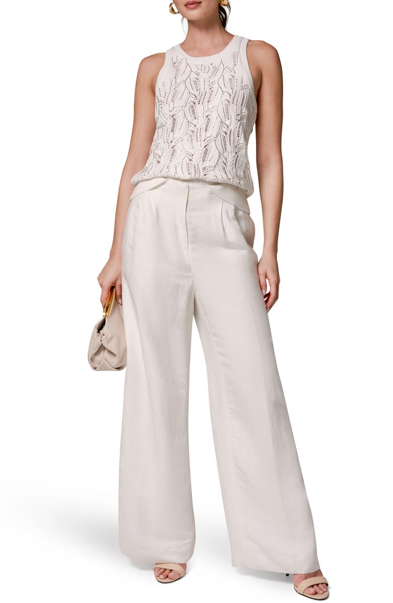 Donna Karan New York Pleated Wide Leg Pants, Alternate, color,