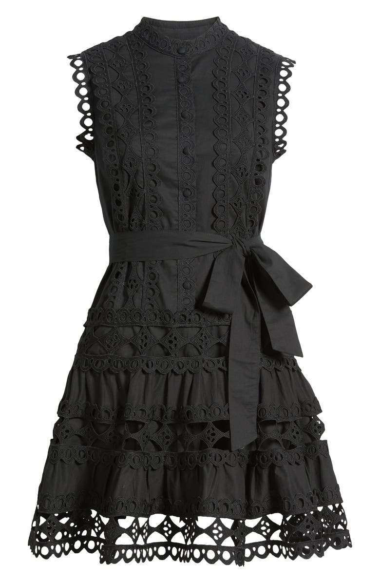 LAYERED WITH LOVE 'Lil Lindsey Cotton Lace Minidress, Alternate, color,