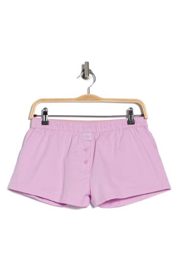 Florence By Mills Foldover Boxer Shorts In Pink