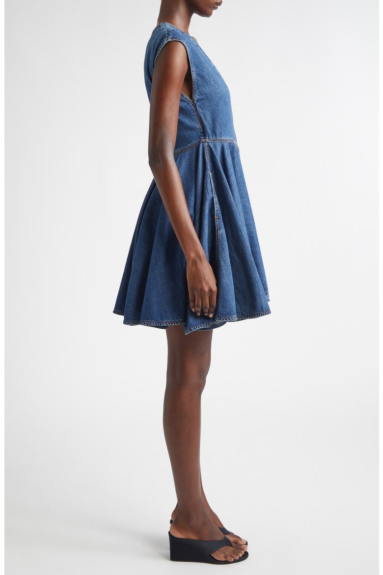 Denim Wrap Dress, Alternate, color, BLEU MINERAL
