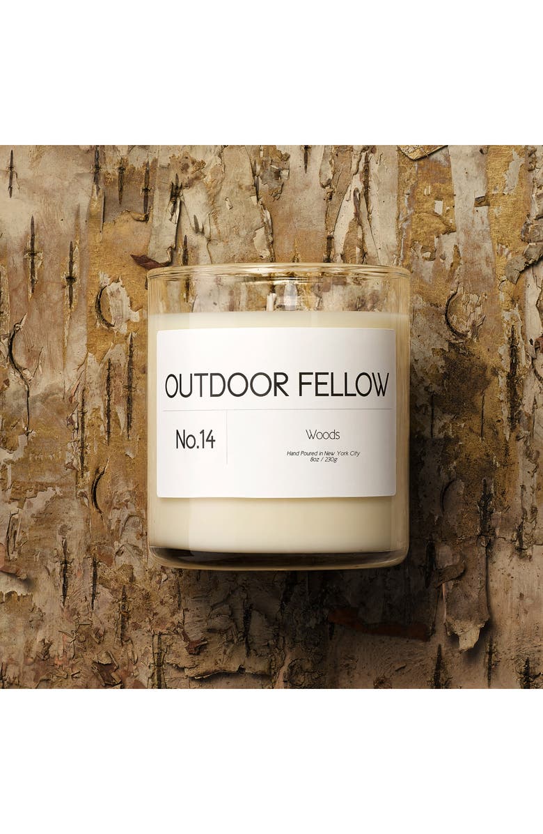 Outdoor Fellow No. 14 Woods Scented Candle, Alternate, color, 