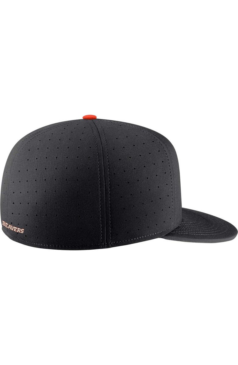 Nike Men's Nike Black Oregon State Beavers Aero True Baseball Performance Fitted Hat, Alternate, color, 