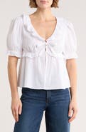 Abound Short Sleeve Ruffle Top