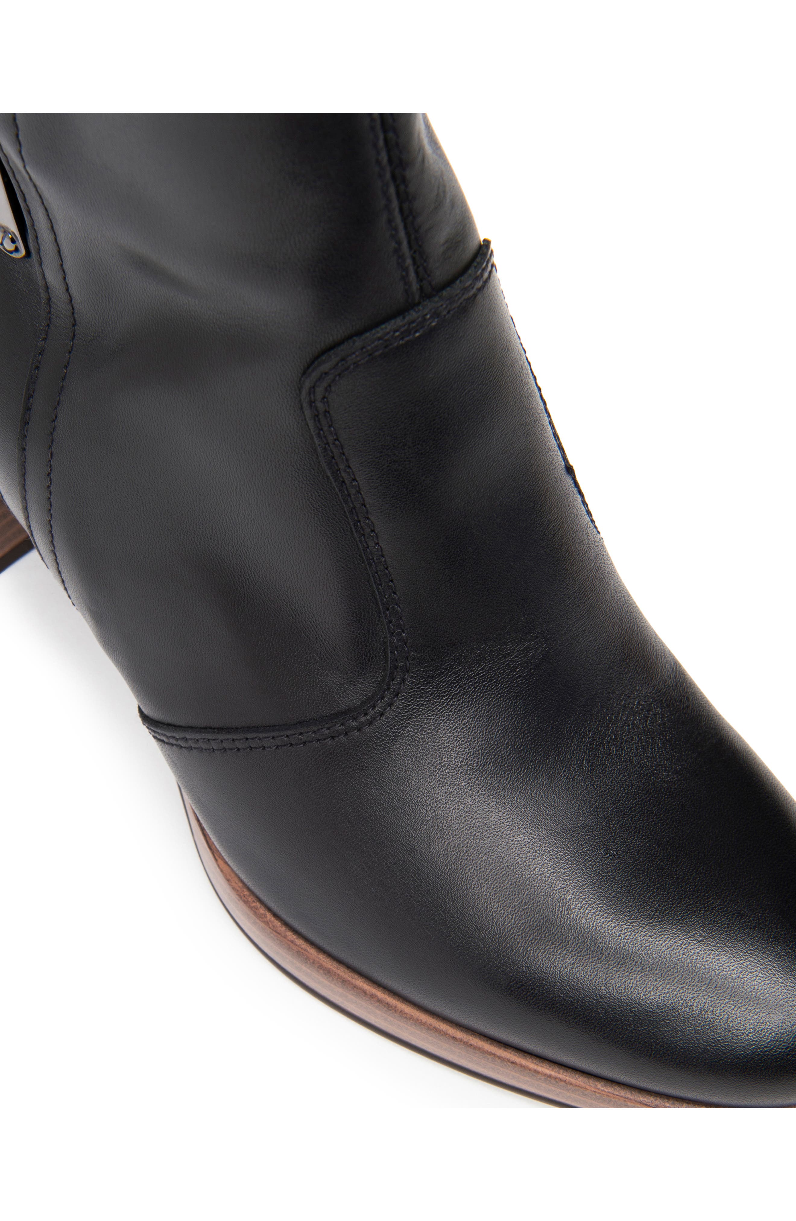 NeroGiardini Platform Knee High Boot, Alternate, color, Black