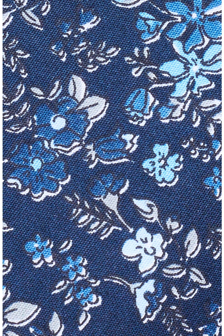 Fennel Floral Print Tie, Alternate, color, NAVY