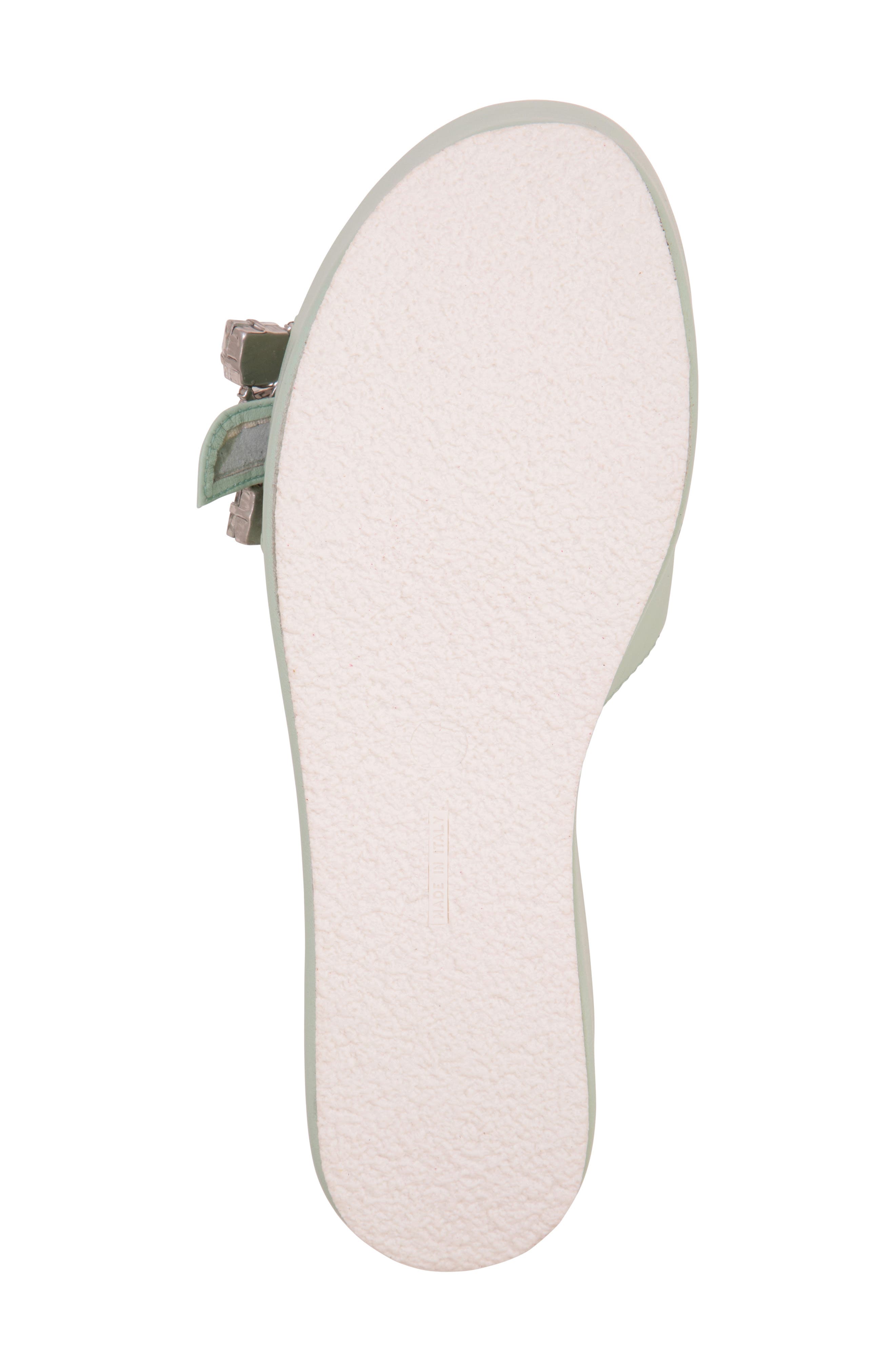 BEAUTIISOLES Dita Platform Slide Sandal, Alternate, color, Light Green