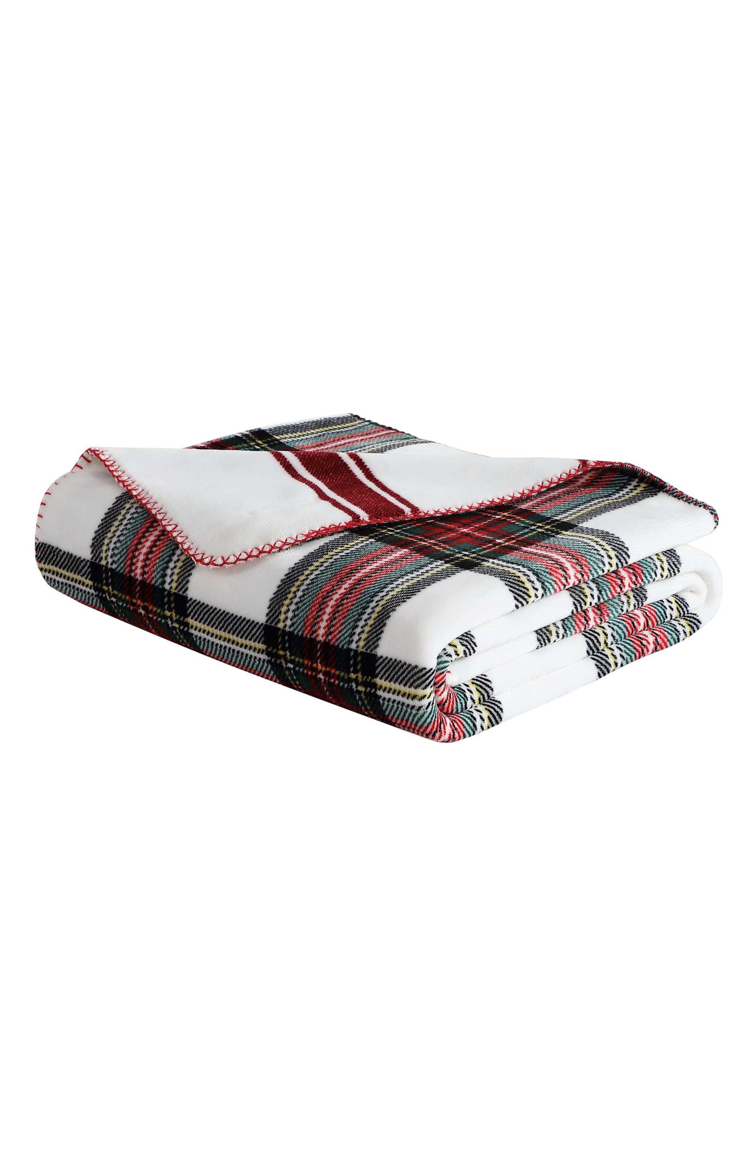 Hillcrest Plaid Microfiber Throw Blanket