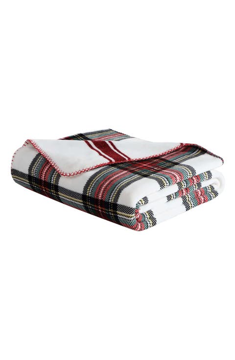 Hillcrest Plaid Microfiber Throw Blanket
