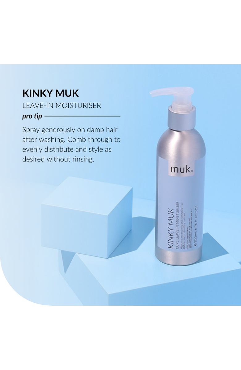 Muk Haircare Kinky muk Curl Leave In Moisturiser, Alternate, color, 6.76 Oz