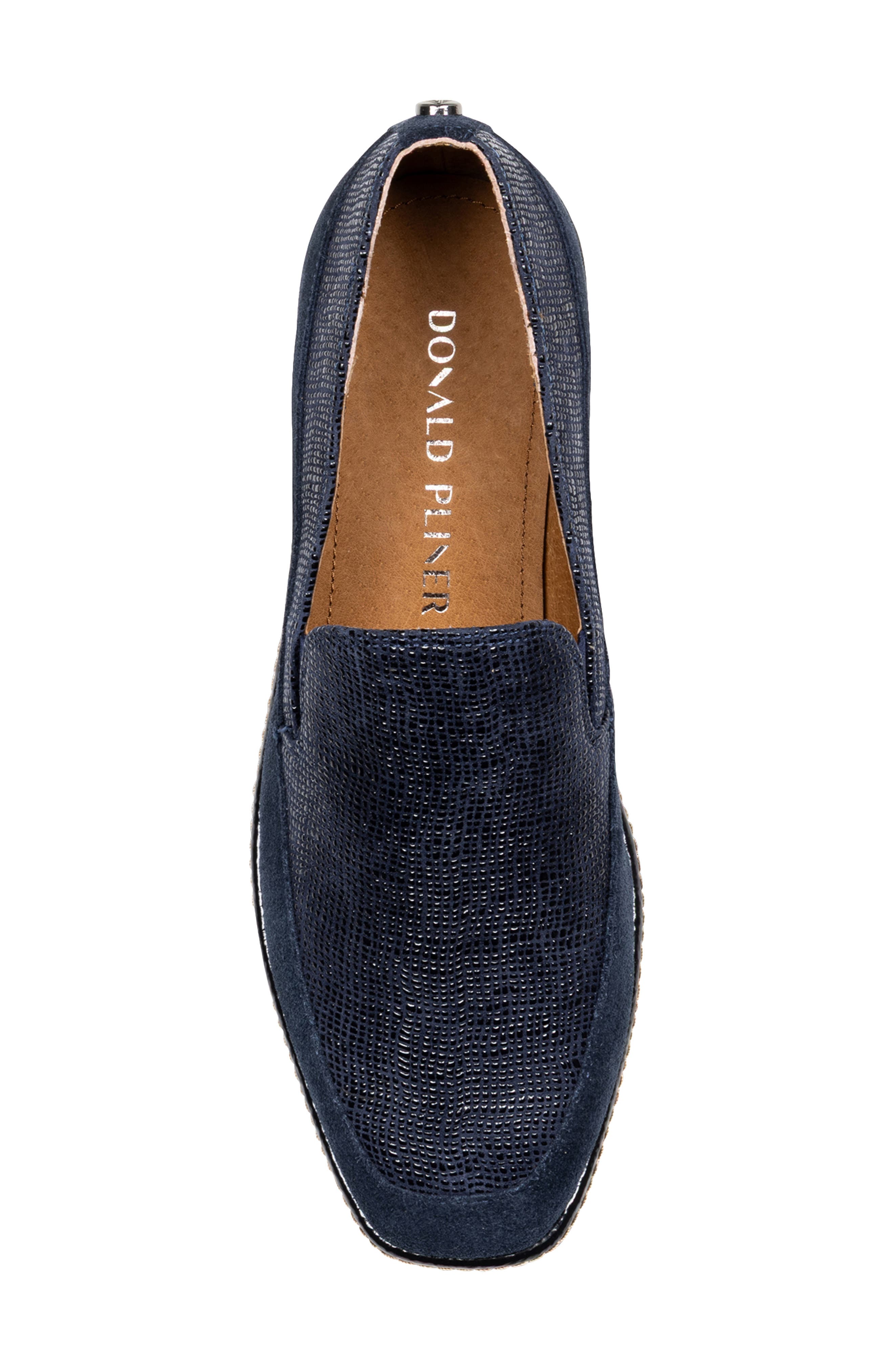 Donald Pliner Wallis Wedge Loafer, Alternate, color, Navy
