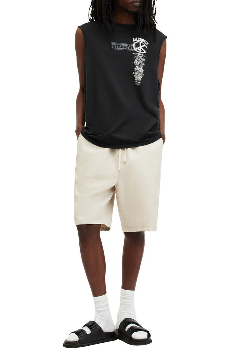 Stock Graphic Muscle Tee, Alternate, color, BLACK