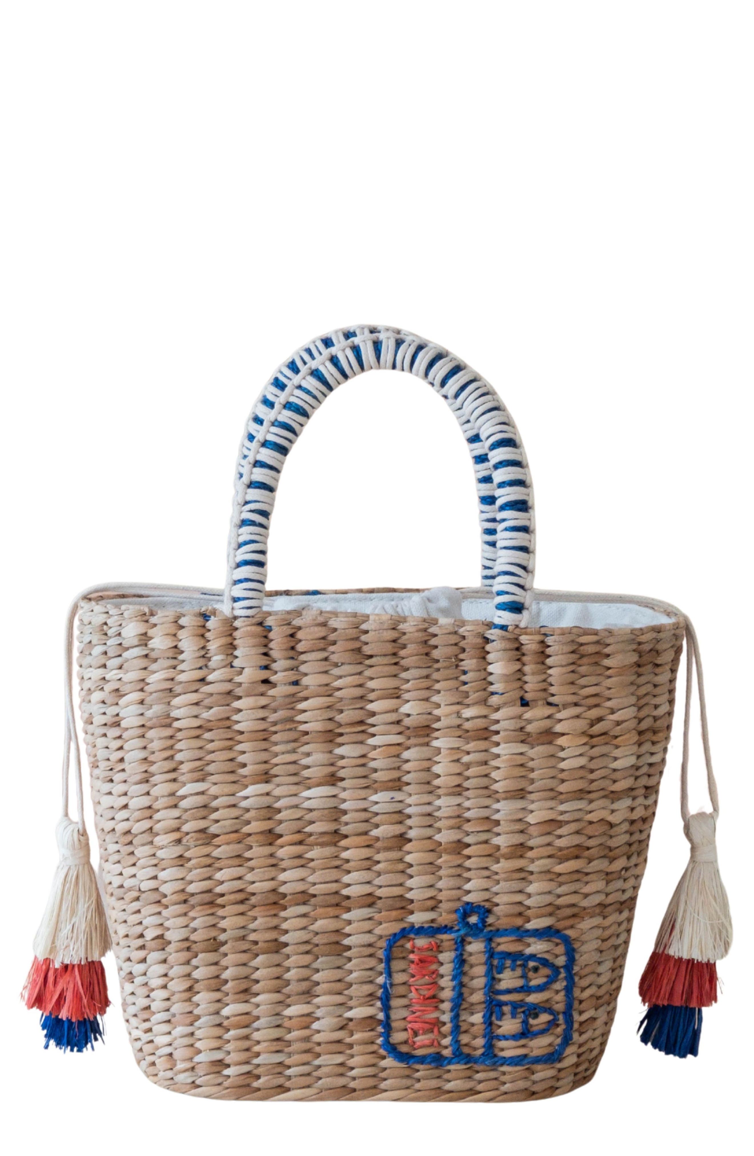 LIKHA Sardine Can Embroidered Tote Bag, Main, color, 