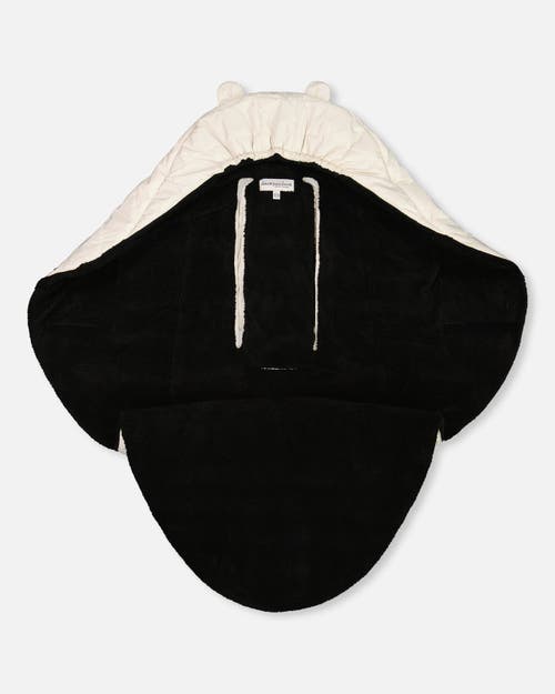 Deux Par Deux Gender Inclusive Snugly Wrap Designed For Car Seat And Stroller In White
