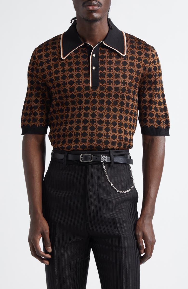 AMIRI MA Quad Polo Sweater, Main, color,