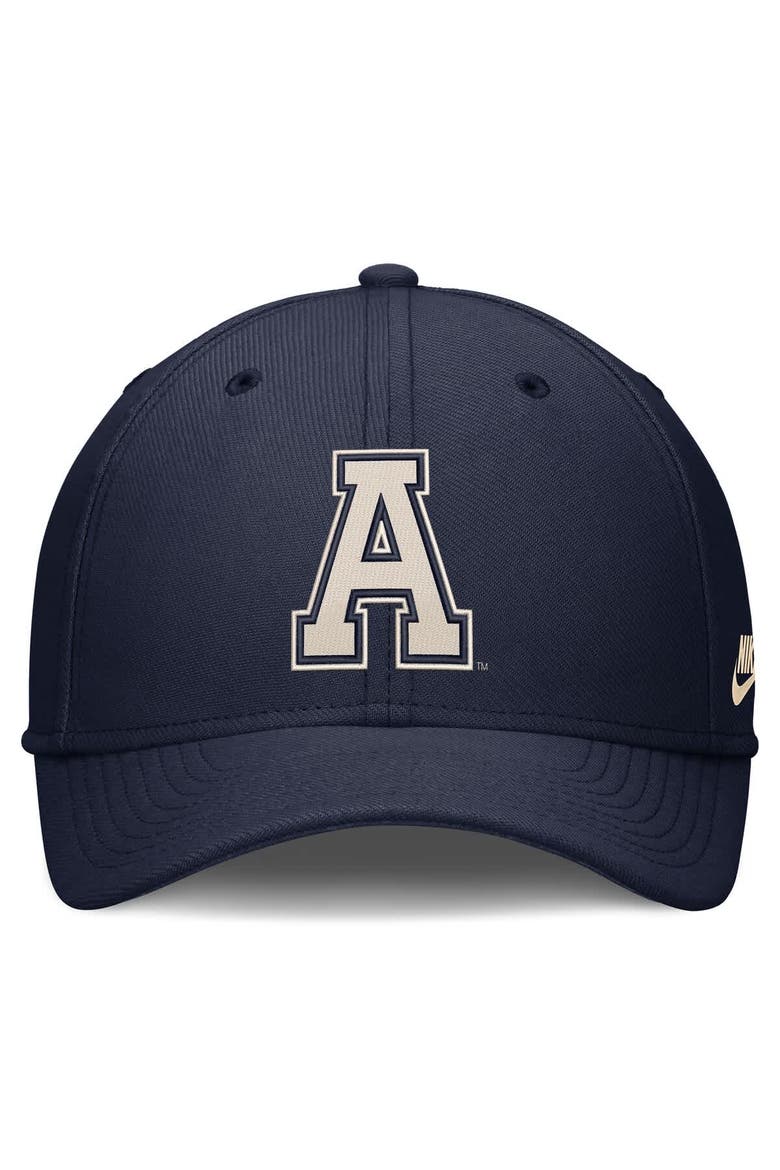 Men's Nike  Navy Auburn Tigers Dri-FIT Vintage Rise Swooshflex Flex Hat, Alternate, color, Navy