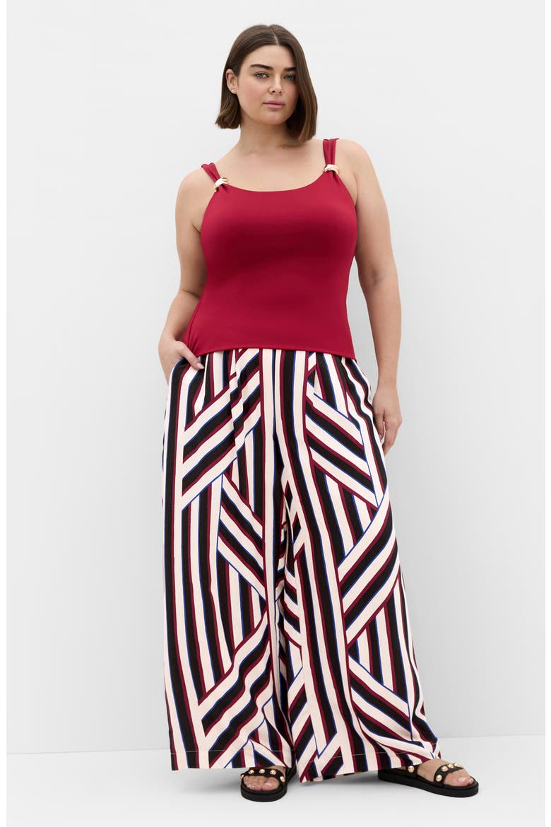 Haylee Striped Wide Leg Pants, Alternate, color, TIMELESS STRIPE