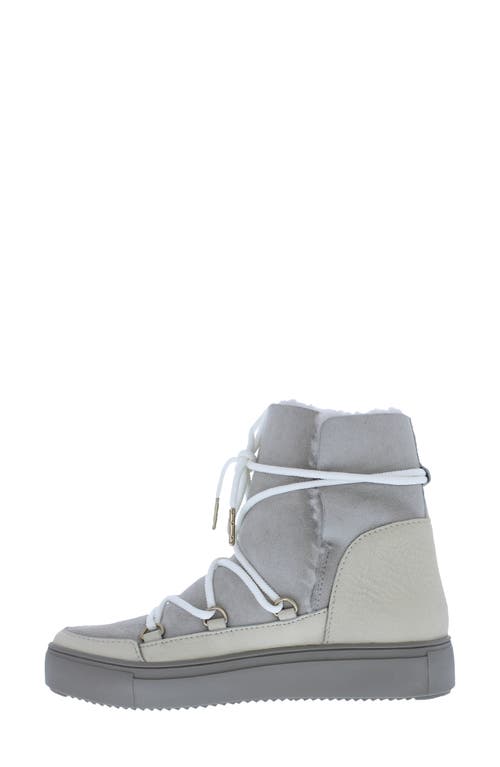 Blackstone Ul87 Genuine Shearling Lined Boot In Gray