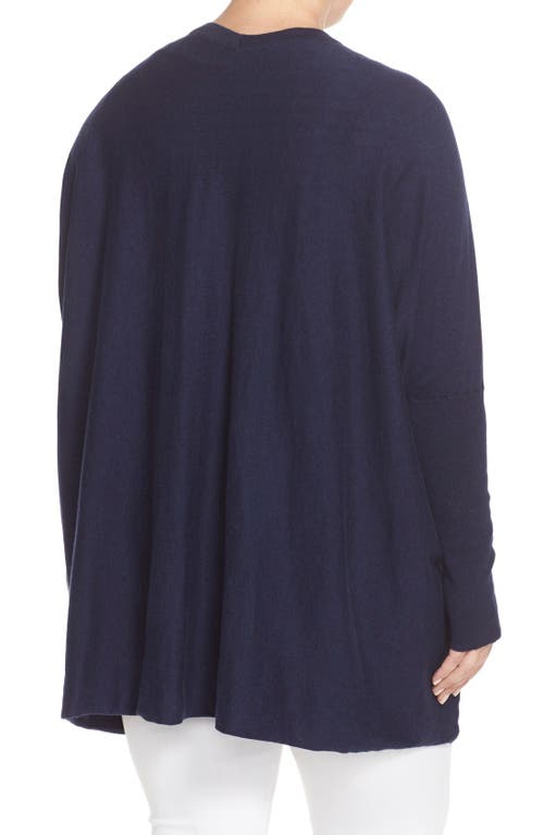 Shop Tart 'darma' Cotton & Cashmere Knit Cardigan In Melange Navy