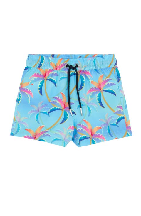 Boys 2 Match Drawstring Swim Shorts