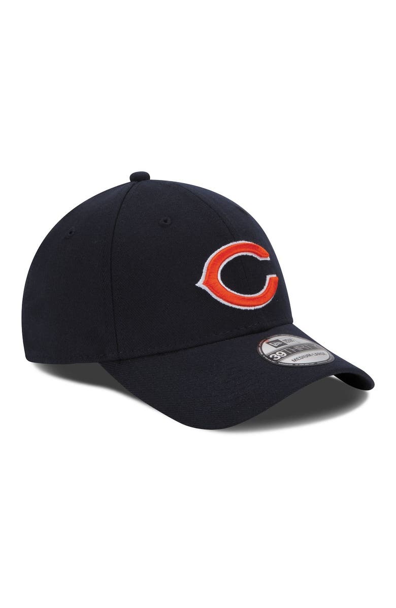 New Era Chicago Bears New Era 39THIRTY Team Classic Flex Hat - Navy Blue, Alternate, color, 