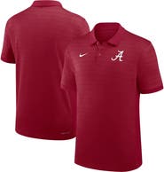 Nike Men's Nike Crimson Alabama Crimson Tide 2025 Early Season Coaches Sideline Victory Stripe Performance Polo