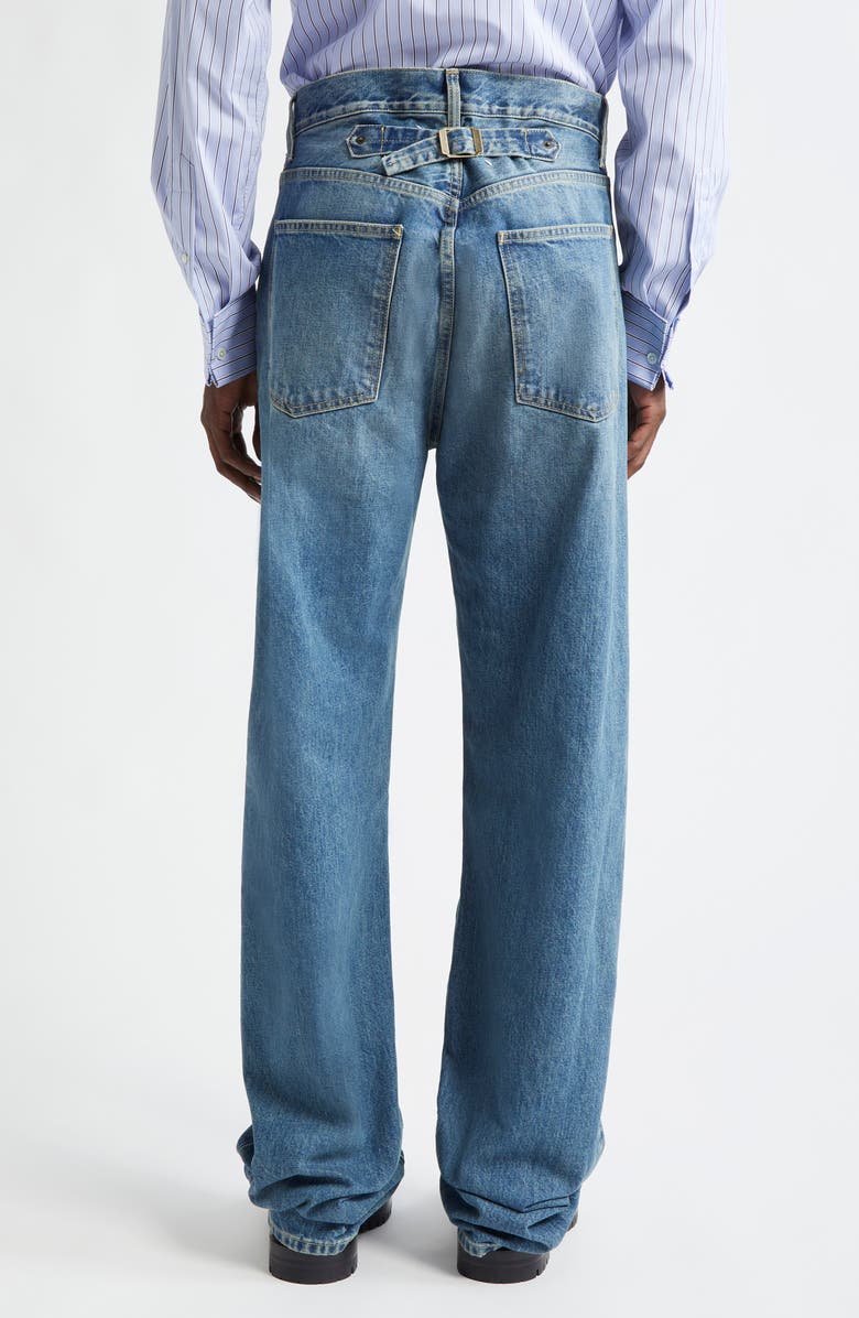 Maison Margiela Five-Pocket Straight Leg Jeans, Alternate, color, Medium Blue