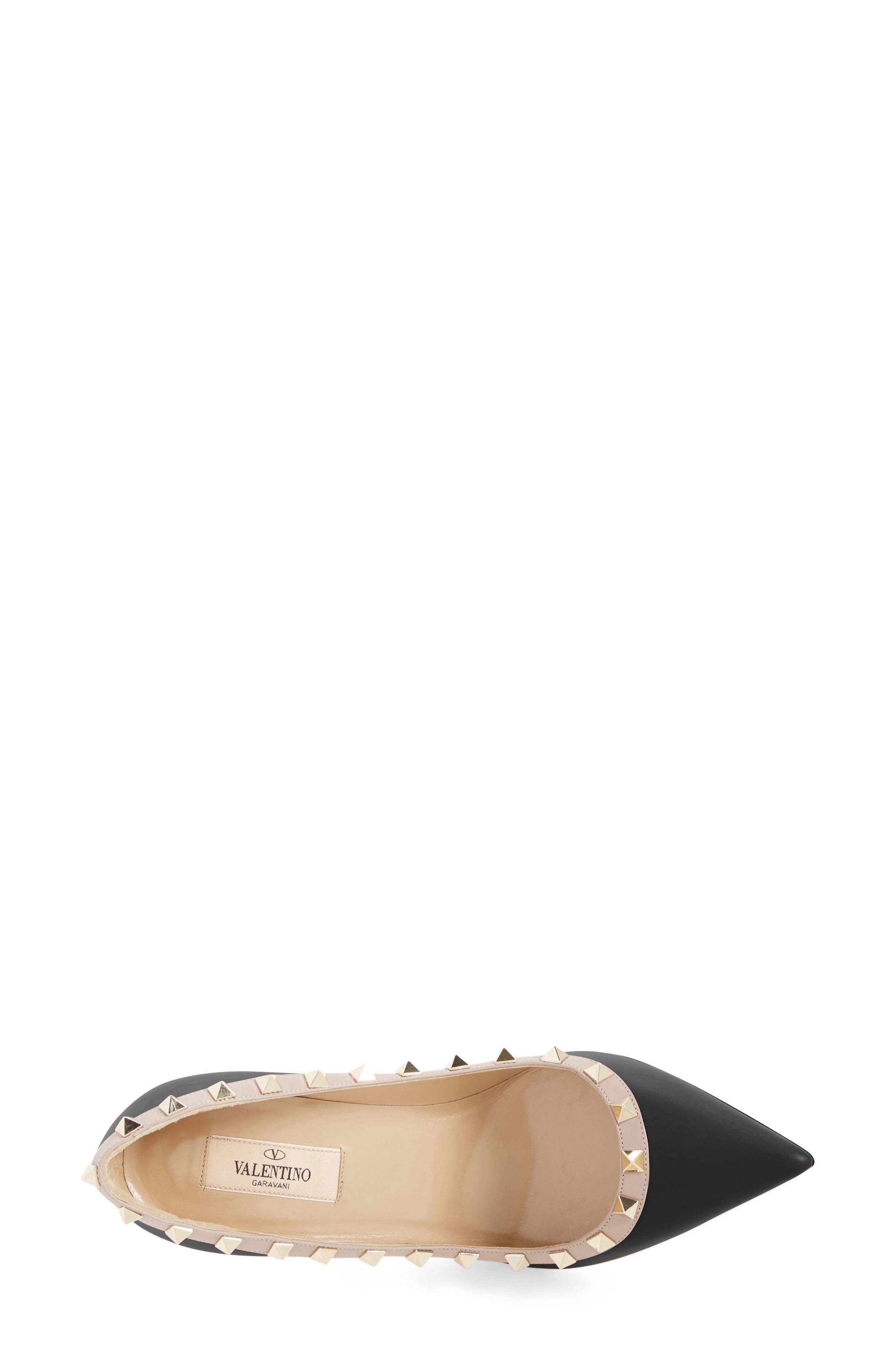 Valentino Garavani Rockstud Pointed Toe Pump, Alternate, color, 
